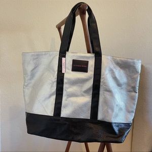 Victoria's Secret XLarge Tote bag in silver
